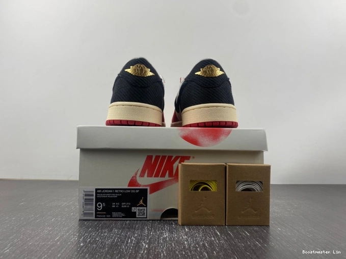 Boostmaster lin Air Room Jordan Trophy 1 OG FN0432-100 Low Away x 0805
